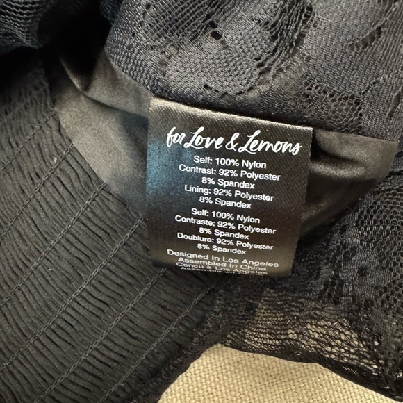 NWT For Love and Lemons Sonia Top XS - Picture 6 of 6